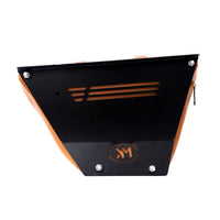 TRIP MACHINE Royal Enfield Interceptor or Continental 650 - TAN Leather Side Panel Bags
